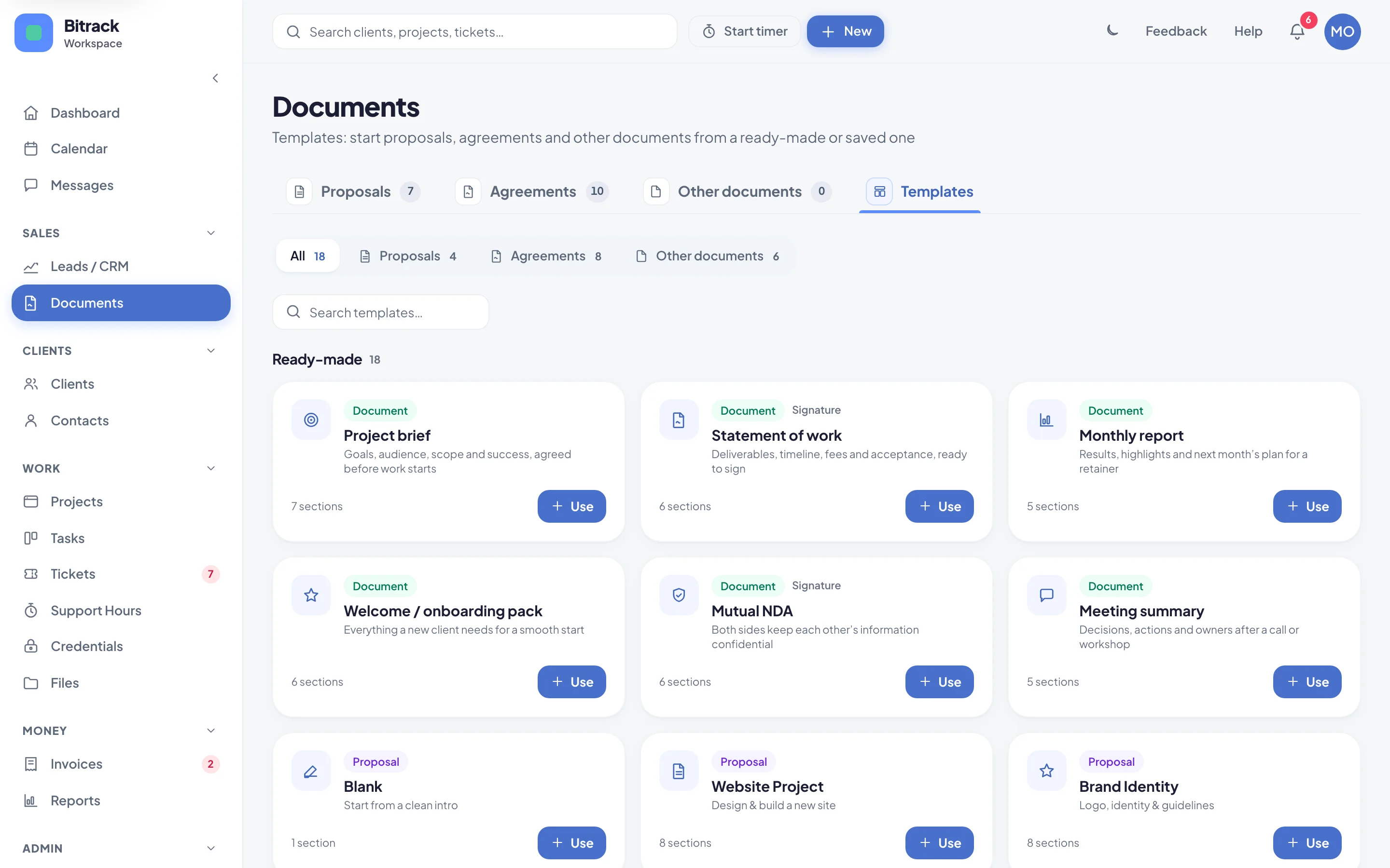 Documents → Templates