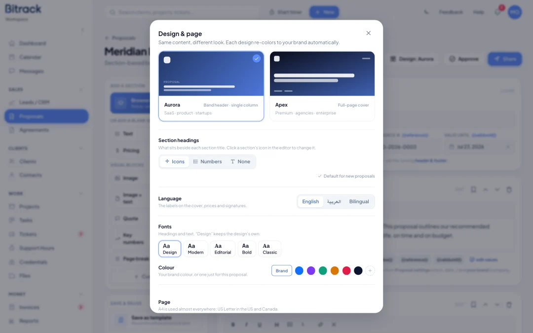 A proposal that looks like your agency made it